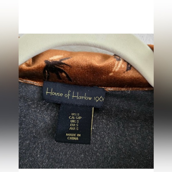 House of Harlow 1960 Velvet Floral Ruched Mini Dress – S - Picture 3 of 6